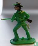 Cowboy with rifle at the ready (green) - Image 2