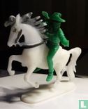 Robber with revolver on horseback (green) - Image 3