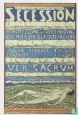 Plakat zur 19. Ausstellung der Vereinigung Bildender Österreichs, 1904   - Afbeelding 1