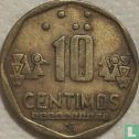 Pérou 10 céntimos 1995 - Image 2