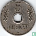 Afrique orientale allemande 5 heller 1913 (A) - Image 2
