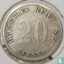 German Empire 20 pfennig 1873 (C) - Image 1
