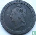 Liberia 2 cents 1862 - Image 2
