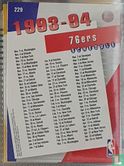 1993-94 76ers Schedule - Afbeelding 2