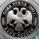 Russia 1 ruble 1993 (PROOF) "Markhor" - Image 1