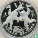 Rusland 3 roebels 1993 (PROOF) "Russo-French space flight" - Afbeelding 2