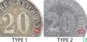 Duitse Rijk 20 pfennig 1874 (G - type 2) - Afbeelding 3