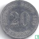 German Empire 20 pfennig 1875 (J) - Image 1