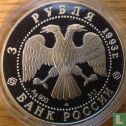 Russia 3 rubles 1993 (PROOF) "Olympic century of Russia" - Image 1