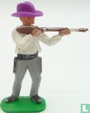 Cowboy with rifle (light blue) - Image 3
