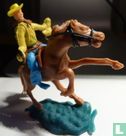 Cowboy on horseback (yellow) - Image 2