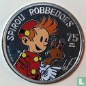 België 5 euro 2013 (PROOF - folder - gekleurd) "75th anniversary of Spirou - Robbedoes" - Afbeelding 3