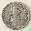 États-Unis 1 dime 1918 (sans lettre) - Image 2