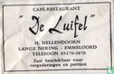 Café Restaurant "De Luifel" - Afbeelding 1