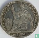 French Cochinchina 10 centimes 1884 - Image 1