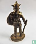 Viking with ax and shield (brass) - Image 2