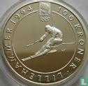 Noorwegen 100 kroner 1993 "1994 Winter Olympics in Lillehammer - Alpine skiing" - Afbeelding 2