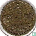 Pérou 5 céntimos 1997 - Image 2