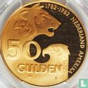 Netherlands 50 gulden 1982 (PROOF - gold) "200th anniversary of Dutch-American friendship" - Image 1