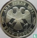 Russia 2 rubles 1994 (PROOF) "225th anniversary Birth of Ivan Krylov" - Image 1