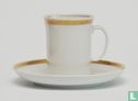 Gracia Kaffeetasse und Untertasse – Dekor Goldfilet – Camille Zeguers - Bild 1