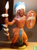 Indian Chief with spear and shield - Bild 1