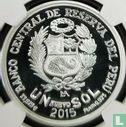 Peru 1 nuevo sol 2015 (PROOF - zilver) "450 years Casa Nacional de Moneda" - Afbeelding 1