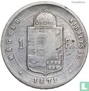 Hongarije 1 forint 1871 - Afbeelding 1