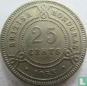 Honduras britannique 25 cents 1955 - Image 1
