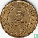 British Honduras 5 cents 1950 - Image 1