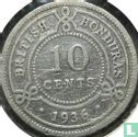British Honduras 10 cents 1936 - Image 1