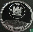 Fiji 1 dollar 2019 (PROOF - gekleurd) "50th anniversary of the moon landing" - Afbeelding 1