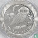 Niue 2 dollars 2022 (kleurloos) "Athenian owl" - Afbeelding 2