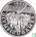 Kaaimaneilanden 5 dollars 1992 (PROOF) "Summer Olympics in Barcelona" - Afbeelding 2