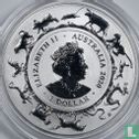 Australia 1 dollar 2020 (type 2) "Year of the Rat" - Image 1
