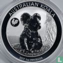 Australie 1 dollar 2017 (non coloré - avec marque privy coq) "Koala" - Image 1