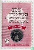 Australie 50 cents 2013 (coincard) "100 years of Commonwealth stamps" - Image 1