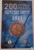 Griekenland 2 euro 2021 (folder) "Bicentenary of the 1821 Greek Revolution" - Afbeelding 1