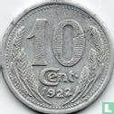 Eure-et-Loir 10 centimes 1922 - Afbeelding 1