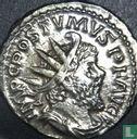 Gallische Rijk, AR Antoninianus, 266 AD, Postumus (FORTVNA AVG) - Afbeelding 2