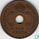 Afrique de l'Est 10 cents 1939 (KN) - Image 2