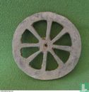 Original Chinese Han Dynasty Tomb Chariot Wheel 200BC-200AD - Afbeelding 2