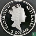 Australië 5 dollars 1990 (PROOF) "Kookaburra" - Afbeelding 2