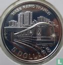 Singapore 5 dollars 1989 (PROOF) "Mass Rapid Transit" - Afbeelding 2