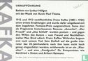 0230 - Niedersächsische Staatsoper Hannover - Kafka - Afbeelding 2