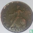 Verenigd Koninkrijk ½ penny 1734 - Afbeelding 1