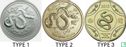 Australië 1 dollar 2013 (PROOF - type 1 - geel gekleurd) "Year of the Snake" - Afbeelding 3