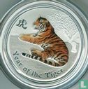 Australie 50 cents 2010 (coloré) "Year of the Tiger" - Image 2