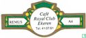 Café Royal Club Ekeren Tel. 41.07.61 - Image 1