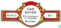 Café SAFARI Grote steenweg, 6 Tel. 03/300650 Berchem - Image 1